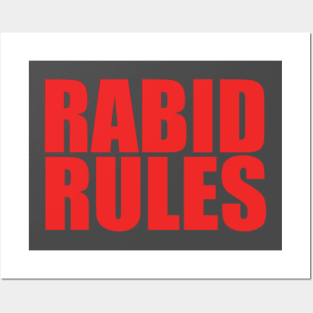 Rabid Rules Posters and Art